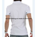 Men &#39;s branco bordado verão quente atacado personalizado moda polo t-shirt